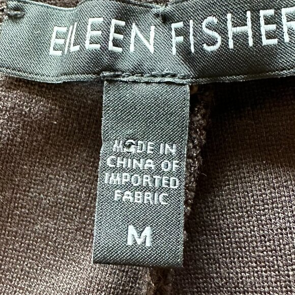 Eileen Fisher Pull On Pants, Brown, Size M - Picture 3 of 6